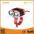 Yzl803 Profesional Xml T6 LED Super brillante 1500lumens Impermeable LED Bike Light LED Bike Faros